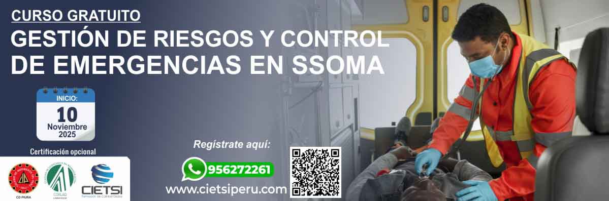 curso especializado gestiOn efectiva de riesgos y control de emergencias en ssoma 2025